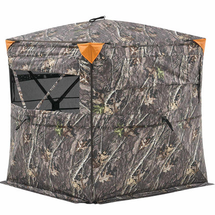 Hunting Blind, 2-3 Person 360 See-Through, Carry Bag