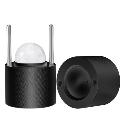 Ice Ball Press Kit, 2.4 in Ice Sphere, Aviation Aluminum, Black