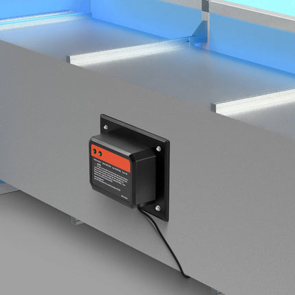 In-Duct HVAC UV Light, 18W UVC, 254 nm, 2 Spare Bulbs, Whole House