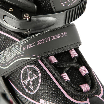 In-Line Skates, Black-Pink, Size M (35-38)
