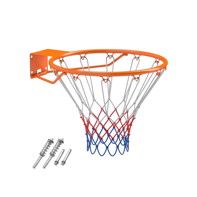 Krepšinio lankas patalpoms - 45 cm žiedas, tvirtinamas prie sienos, oranžinis