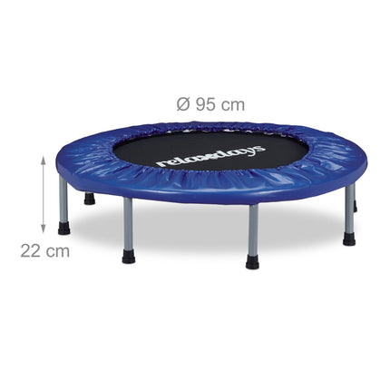 Batutas fitnesui patalpose, Ø95 cm, sulankstomas, neslystantis
