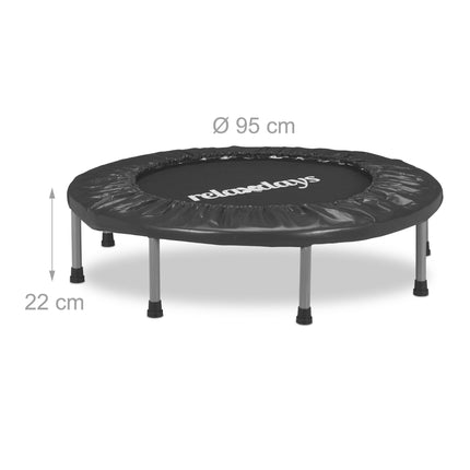 Mini batutas Ø95 cm - sulankstomas, neslystančios kojelės