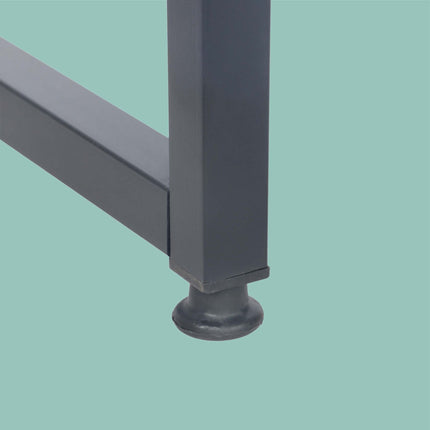 Pramoninis gėrimų dėžių stovas, 2 pakopų, metalas ir MDF, juodas/rudas