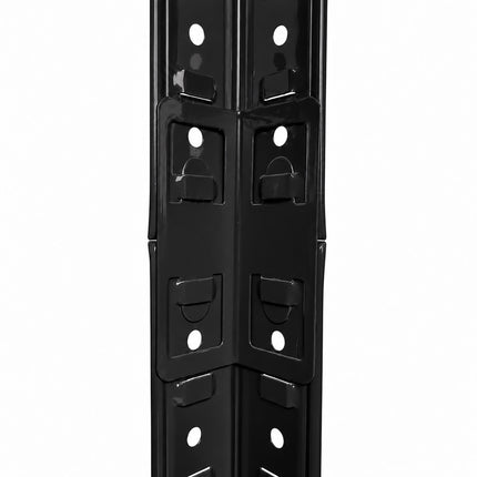 Industrial Washing Machine Rack, Heavy-Duty Steel – Black, 200 kg per Shelf