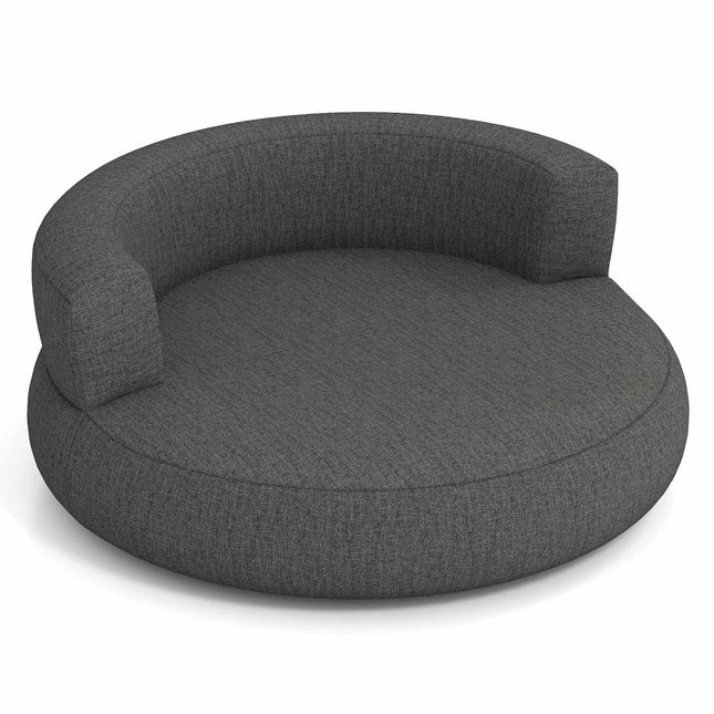 Pripučiama sofa su nuimamu užvalkalu, pilka