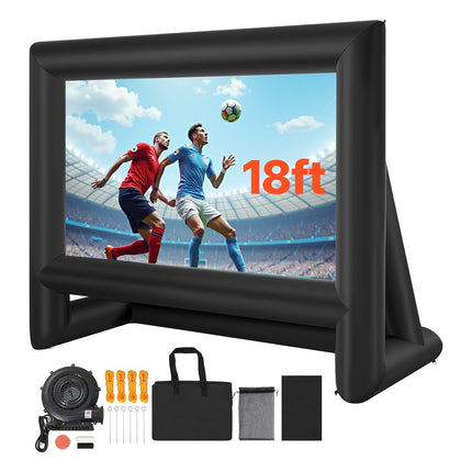 Inflatable Movie Screen 18 Ft, 16:9, Washable 600D