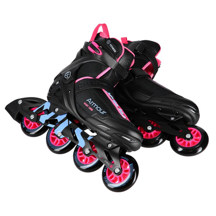 Inline Skates, Black/Pink, Size 40, Protective Gear