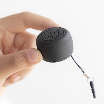 InnovaGoods Rechargeable Mini Bluetooth Speaker 5.0, Selfie Remote, Black