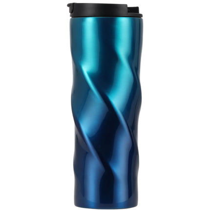Termosuotas nerūdijančio plieno kelioninis puodelis, 500 ml, mėlynas