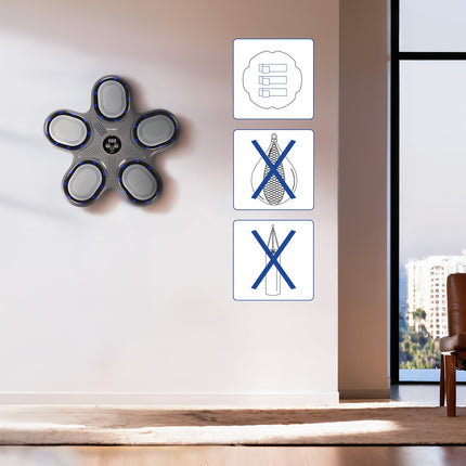 Išmanusis „Bluetooth“ bokso aparatas su pirštinėmis