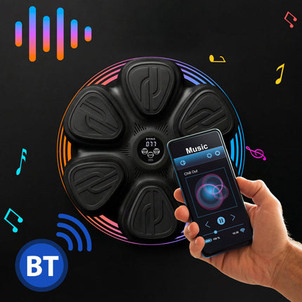 Interaktyvus „Bluetooth“ bokso taikinys su pirštinėmis