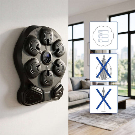 Interaktyvus muzikos bokso aparatas su „Bluetooth“ ir pirštinėmis