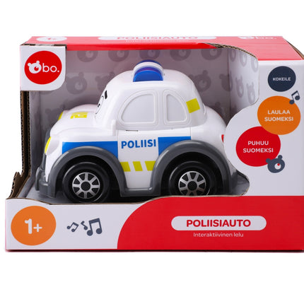Interaktyvus policijos automobilio žaislas vaikams, šviesos ir garsai
