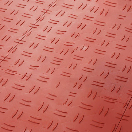 Interlocking Garage Floor Tiles, 12x12, 50-Pack, Red