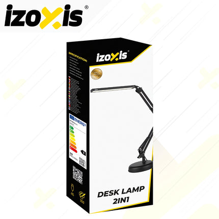 Izoxis 26357 2-in-1 drafting desk lamp