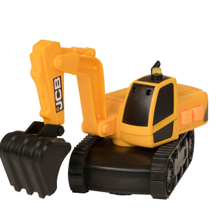 Jcb ekskavatorius su šviesa ir garsu, mažas