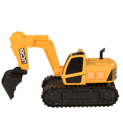 Jcb ekskavatorius su šviesa ir garsu, mažas