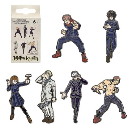 Jujutsu Kaisen Funko Loungefly aklųjų segtukų kolekcinis rinkinys