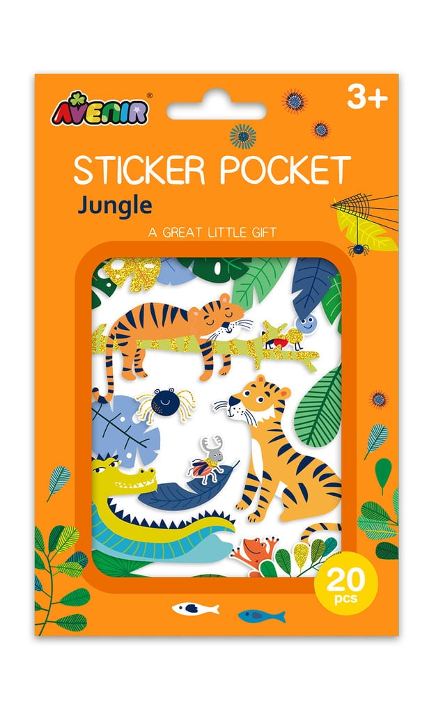 Jungle Avenir lipdukai albumams ir rankdarbių projektams