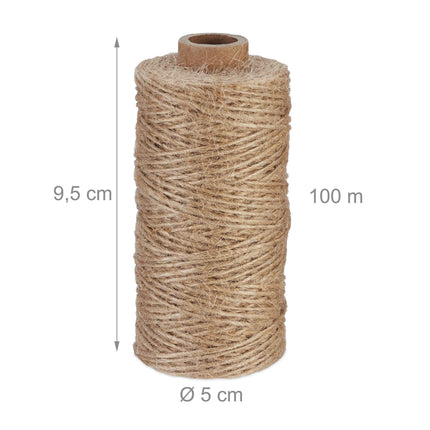 Džiuto kabelis 1 mm x 100 m, 6 vnt. rinkinys