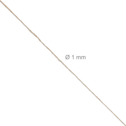 Džiuto kabelis 1 mm x 100 m, 6 vnt. rinkinys