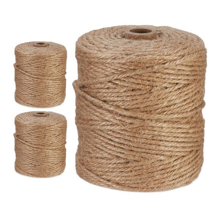 Džiuto kabelis 3 mm x 100 m, 3 vnt. rinkinys