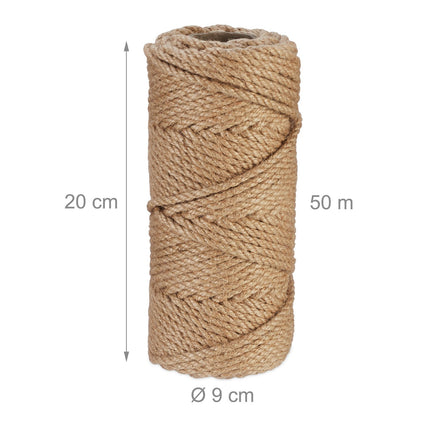 Džiuto kabelis 5 mm x 50 m, 2 vnt. rinkinys