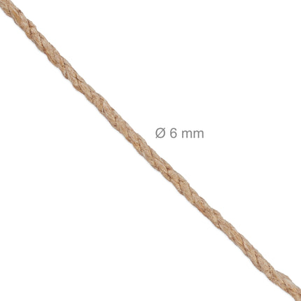 Džiuto kabelis 6 mm x 50 m, 2 vnt. rinkinys
