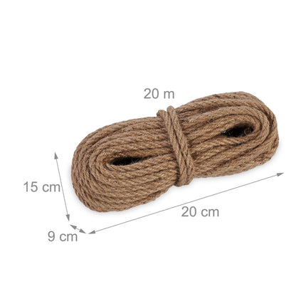 Džiuto kabelis 8 mm x 20 m, 2 vnt. rinkinys