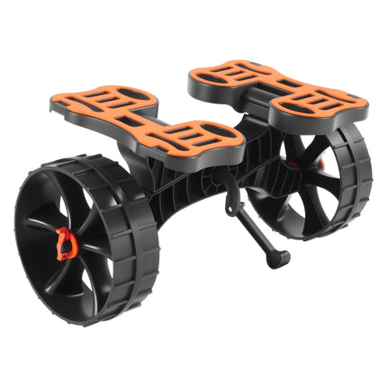 Kayak Cart, 300 lb Foldable Trolley, 10 in Solid Tires