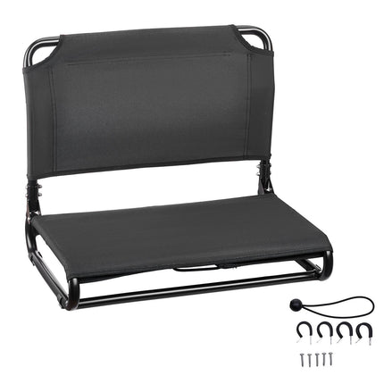 Kayak Seat, Folding Back Support, Aluminum Frame, 600D