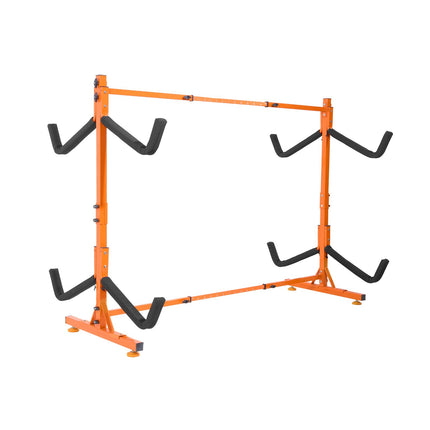 Kayak Storage Rack, Freestanding Steel Stand for 4, 220 lb