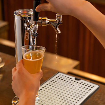 Kegerator Beer Drip Tray, 304 Stainless, 12 x 7 in
