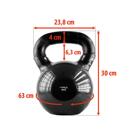 Svarmuo 32 kg ketaus - juodas