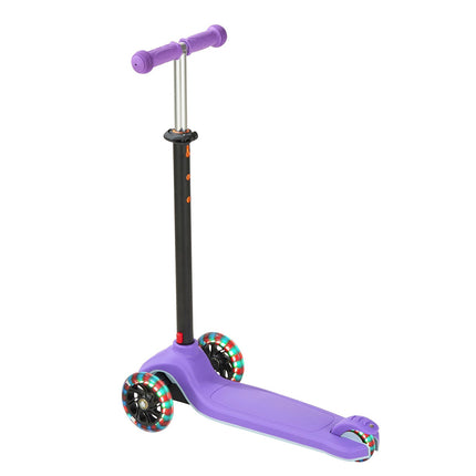 Kids 3-Wheel Kick Scooter, Light-Up Wheels, Adjustable