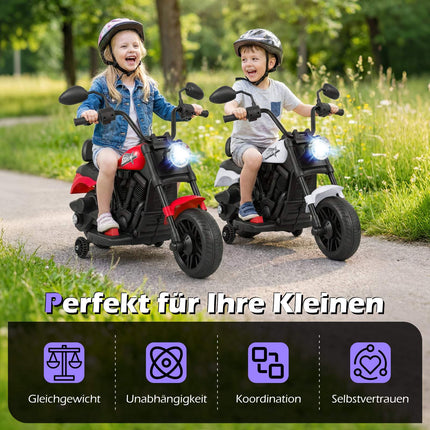 Vaikiškas elektrinis motociklas su muzika ir šviesomis