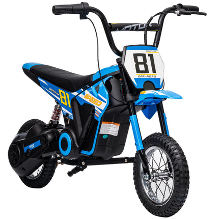 Kids Electric Motorbike 24V 250W with Rear Suspension, Disc Brake, Ages 8-12