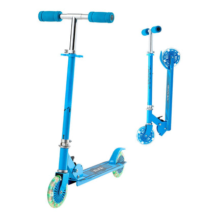 Kids Kick Scooter, 2-Wheel, Light-Up, Adjustable, Foldable