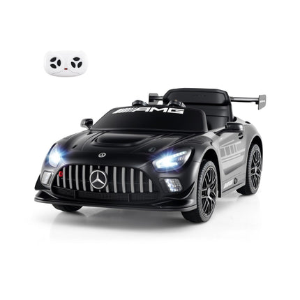 Vaikiškas važiuojamasis automobilis, Mercedes-AMG GT3, nuotolinio valdymo pultas, juodas