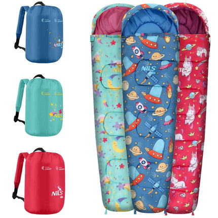 Vaikiškas miegmaišis su kuprine, žvaigždės, 12C Comfort