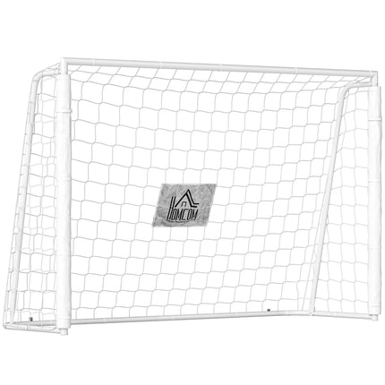 Vaikiški futbolo vartai, amortizuojantys, 186x123 cm, balti