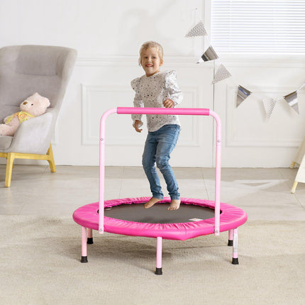 Kids Trampoline 36 Inch, Foldable Rebounder With Handle