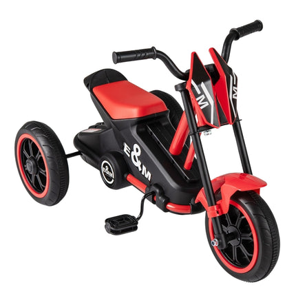 Vaikiškas triratis su pedalais, raudonas, nuo 3 metų