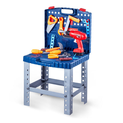 Kids Workbench Set, 56 Pieces, Electric Drill, Age 3+