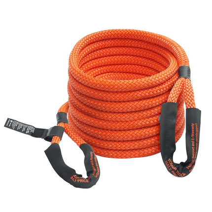 Kinetic Recovery Tow Rope 30 ft, 30,580 lb, 2 Soft Shackles