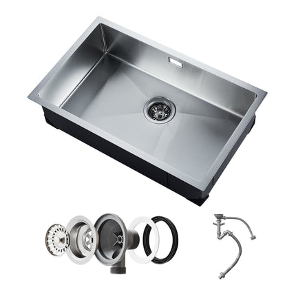 Kitchen Sink Workstation 700 x 430 mm, 304 Stainless Steel, Single Bowl
