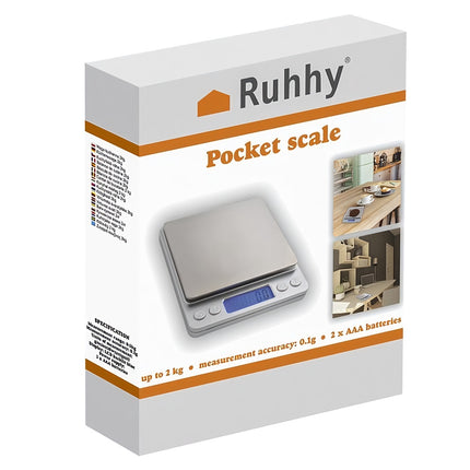 Virtuvės svarstyklės 2 kg Ruhhy 24210