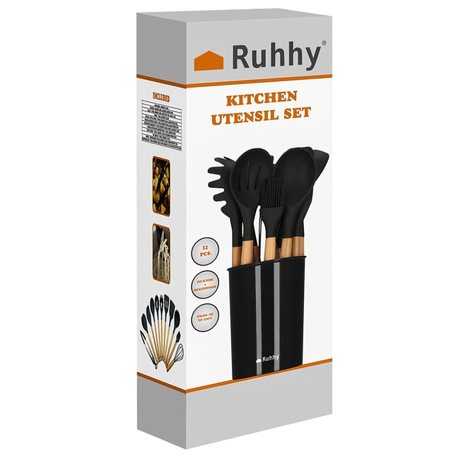 Virtuvės reikmenų rinkinys (12 vnt.) Ruhy 21804