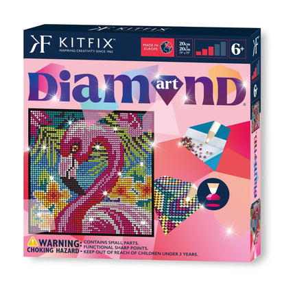 „Kitfix“ „pasidaryk pats“ rinkinys deimantinis meno kūrinys „Flamingas“